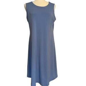 Sleeveless Blue Dress